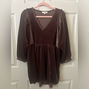 Umgee V neck Peasant Blouse XL